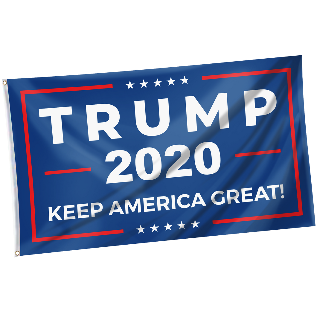 Trump 2020 KAG Flag +Trump 2020 Pin