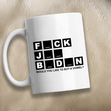 Load image into Gallery viewer, FJB Wheel of Fortune 11 oz. White Mug