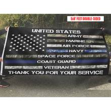 Load image into Gallery viewer, United States Thank You For Your Service Appreciation Flag