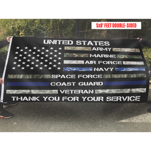United States Thank You For Your Service Appreciation Flag