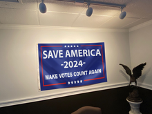 Load image into Gallery viewer, Save America Again - Make Votes Count Again Flag