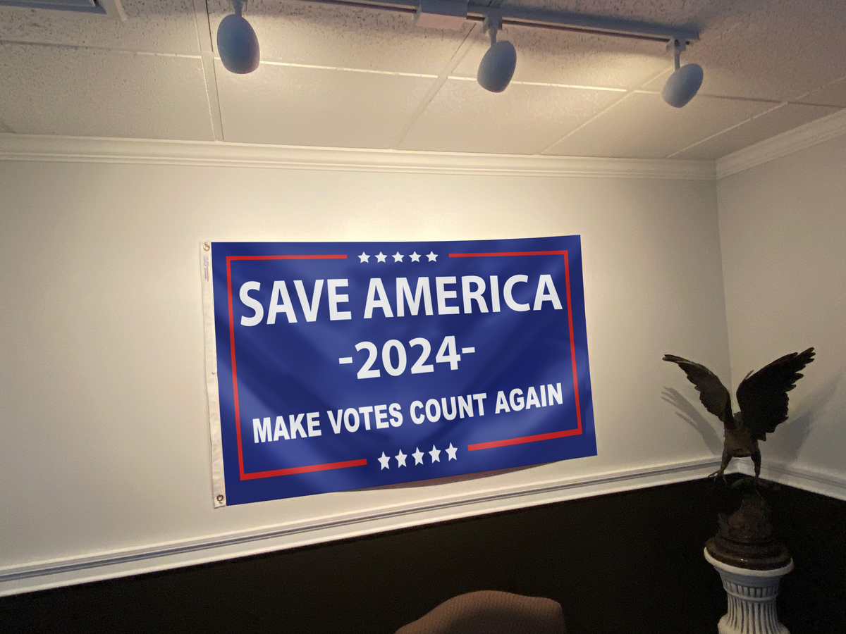 Save America Again - Make Votes Count Again Flag – Respect The Look