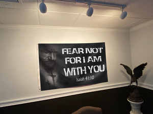 Fear Not For I Am With You Flag