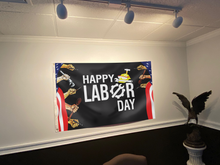 Load image into Gallery viewer, Labor Day Flag