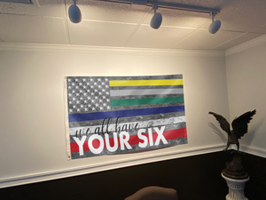 We All Have Your Six Vintage Flag