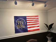 Load image into Gallery viewer, We The People - United States Constitution Flag - Preamble Flag (RTL)