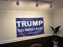 Load image into Gallery viewer, TRUMP Take America Back Flag