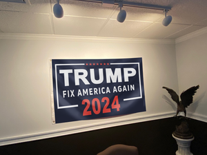 TRUMP Fix America Again 2024 Flag