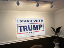 Load image into Gallery viewer, I Stand With Trump Flag