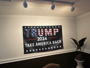 USA Trump 2024 Take America Back Flag
