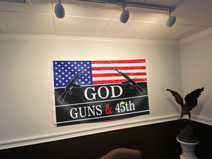 God, Guns and 45th Flag