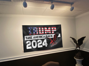 TRUMP USA Take America Back 2024 Flag