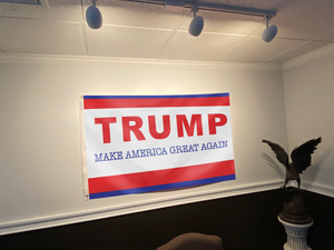 TRUMP Red Make America Great Again Flag