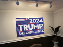 Load image into Gallery viewer, 2024 TRUMP Take America Back Flag