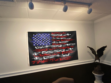 Load image into Gallery viewer, 2nd Amendment - Guns Inspired USA Flag