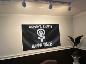 Women's Rights Are Human Rights Flag