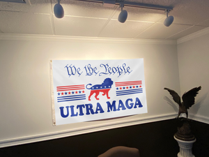 We The People Ultra MAGA White Flag
