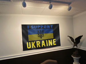 I Support Ukraine Flag