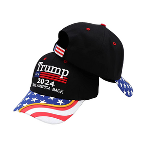 Trump 2024 Flag Bill Hat Take America Back - USA Flag Trump Hat