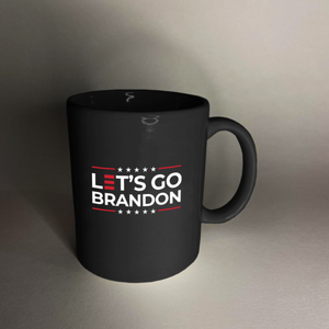 Let's Go Brandon 11 oz. Black Mug