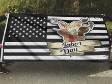 Load image into Gallery viewer, Happy Labor Day Flag