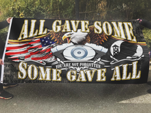 Load image into Gallery viewer, All Gave Some, Some Gave All - You Are Not Forgotten Veteran Flag (RTL)