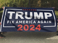Load image into Gallery viewer, TRUMP Fix America Again 2024 Flag