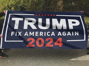 TRUMP Fix America Again 2024 Flag