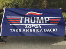 Load image into Gallery viewer, TRUMP 20✯24 Take America Back Flag