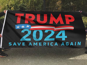 Trump USA 2024 Save America Again Flag