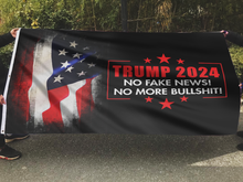 Load image into Gallery viewer, TRUMP 2024 No More Fake News Flag