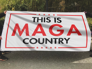 This is MAGA Country - White Flag