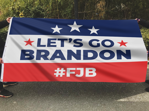 Let's Go Brandon FJB Hashtag Flag - RTL