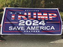 Load image into Gallery viewer, TRUMP 2024 Save America Flag