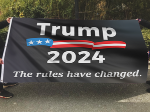 Trump 2024 The Rules Have Changed (Black) Flag