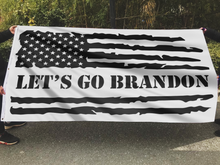 Load image into Gallery viewer, Let&#39;s Go Brandon Flag (B&amp;W)