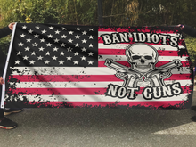 Load image into Gallery viewer, Ban Idiots Not Guns Flag