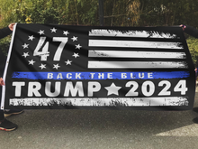 Load image into Gallery viewer, Back The Blue Trump 2024