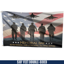 Load image into Gallery viewer, Memorial Day Flag - Remembering And Honoring All Who Served