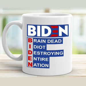 Biden Meaning 11 oz. White Mug