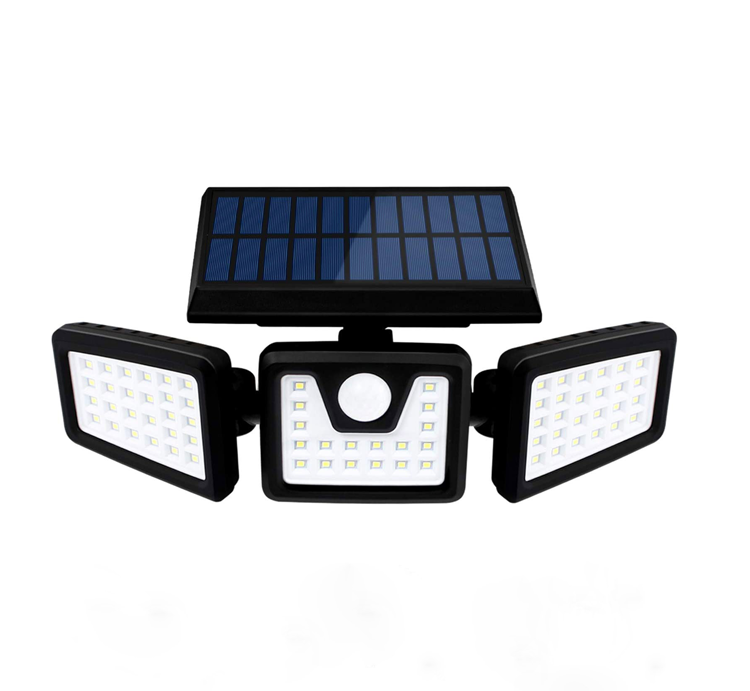 Solar Powered Outdoor Security Lamp - 74 LED Motion Sensor (RTL)
