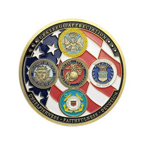 Thank You For Your Service - USA Eagle Veteran Coin (RTL)