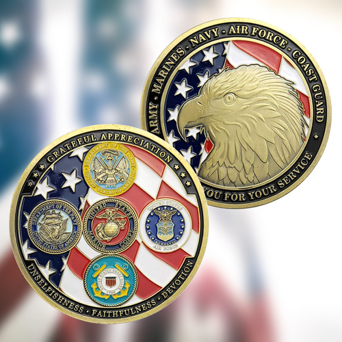 Thank You For Your Service - Veteran Coin - Buy More, Save More Bundle (RTL)