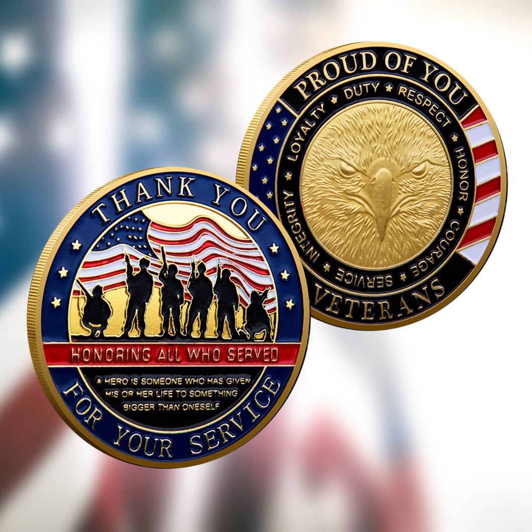Honoring All Who Served - Veteran Coin (RTL)