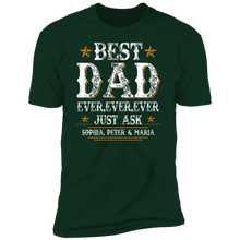 Load image into Gallery viewer, Best Dad Ever Personalized T-shirt