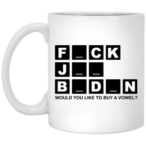 FJB Wheel of Fortune 11 oz. White Mug