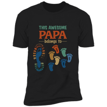 Load image into Gallery viewer, This Awesome Papa Personalized T-shirt