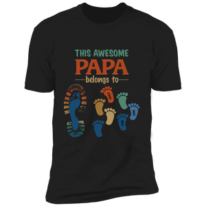 This Awesome Papa Personalized T-shirt