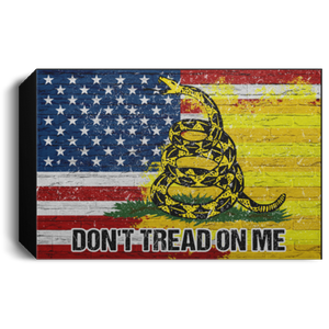 Don't Tread On Me USA Deluxe Landscape Canvas 1.5in Frame