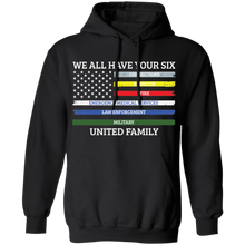Load image into Gallery viewer, We All Have Your Six United Family Apparel